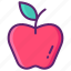red apple, fruit, healthy 