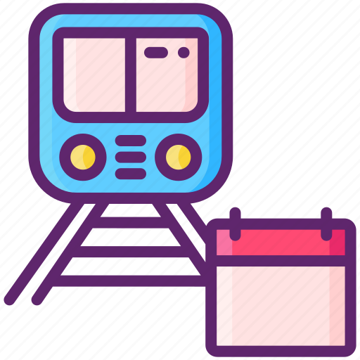 Autumn, train, schedule, transport icon - Download on Iconfinder