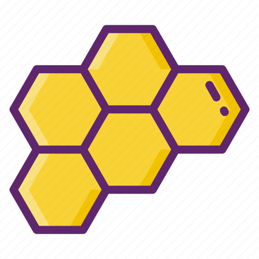 Honeycomb, bee, beeswax, wax icon - Download on Iconfinder