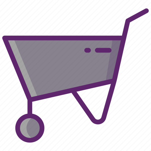 Wheelbarrow, transport, logistic, cart icon - Download on Iconfinder