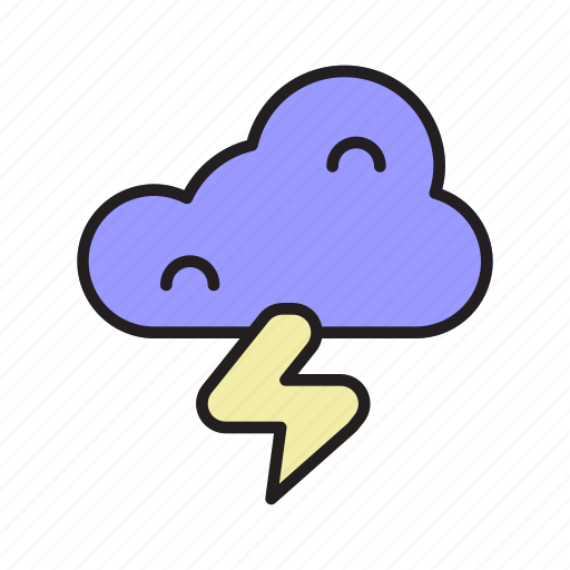 Strom, cloud, weather, thunder, cloudy, sky, summer icon - Download on Iconfinder