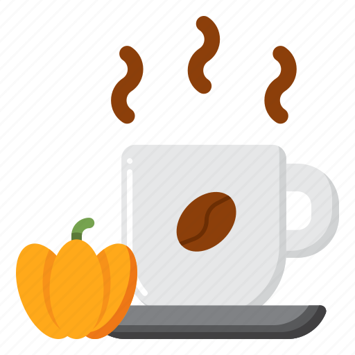 Pumpkin, flavored, coffee, beverage, mug icon - Download on Iconfinder