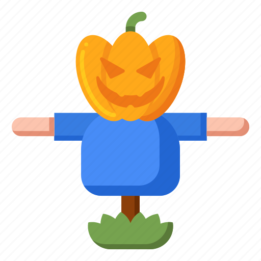 Scarecrow, hat, cloth, pumpkin, halloween icon - Download on Iconfinder