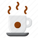 steaming, cup, drink, mug