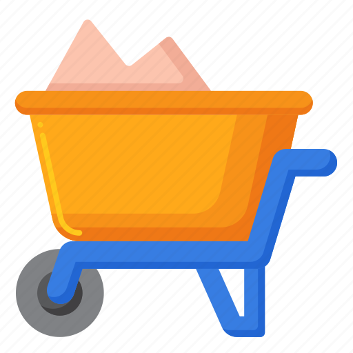 Wheelbarrow, transport, logistic, cart icon - Download on Iconfinder