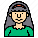 avatar, maid, people, profile, user, worker