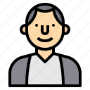 avatar, man, people, profile, user, worker