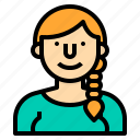 avatar, girl, people, profile, user, woman, worker