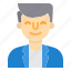 avatar, man, people, profile, teacher, user 