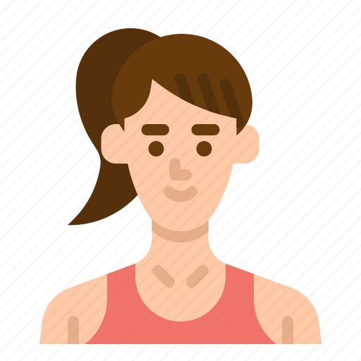 Fitness, jobs, profession, trainee, woman icon - Download on Iconfinder