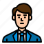 avatar, businessman, man, manager, user 