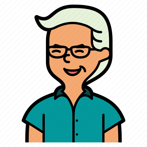 Glasses, grandfather, user, profile, old, man, avatar icon - Download on Iconfinder