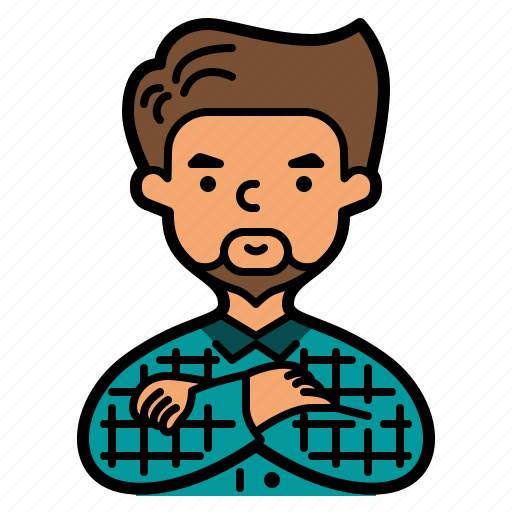 User, profile, plaid, shirt, man, avatar, suit icon - Download on Iconfinder