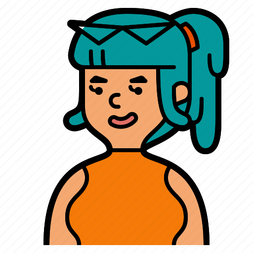 Profile, woman, people, avatar, glasses, user icon - Download on Iconfinder