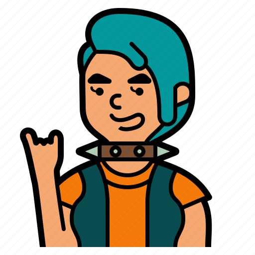 Profile, woman, people, avatar, user, rock icon - Download on Iconfinder
