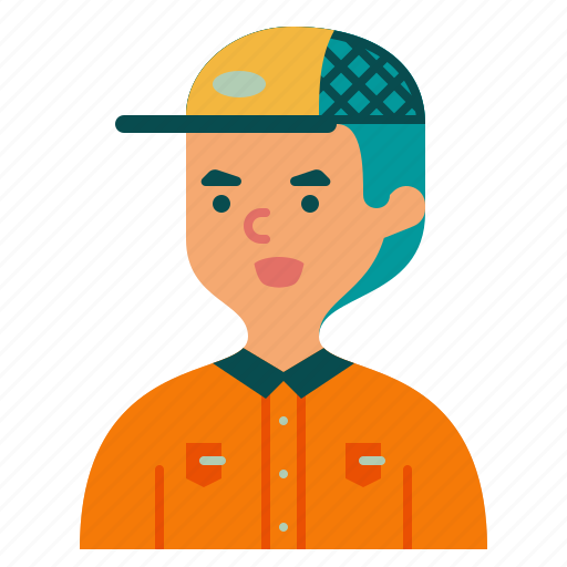 Young, user, cap, boy, profile, avatar, man icon - Download on Iconfinder