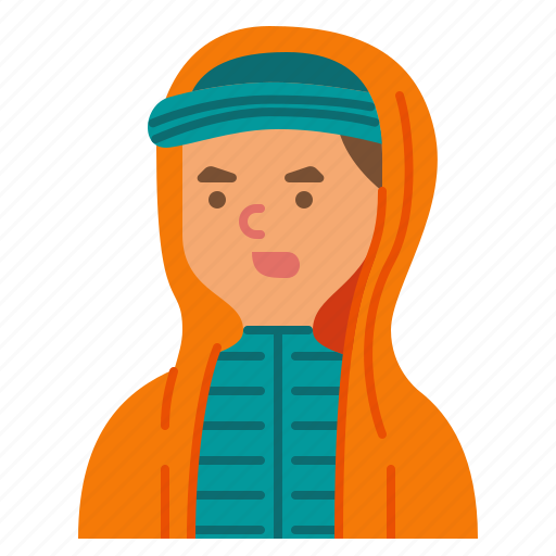 Hat, wool, boy, profile, hood, avatar, man icon - Download on Iconfinder