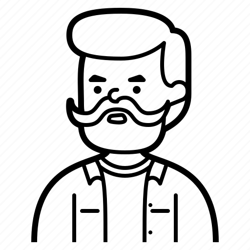User, people, man, avatar, hipster, profile icon - Download on Iconfinder