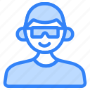 avatar, profile, man, user, boy, male, sunglasses, cool, specticles