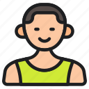 avatar, profile, man, user, boy, male, vest, person, young
