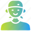 avatar, profile, man, user, boy, male, athlete, cap 