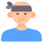 avatar, profile, man, user, boy, male, athlete, head, band 