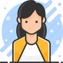woman, avatar, people, profile