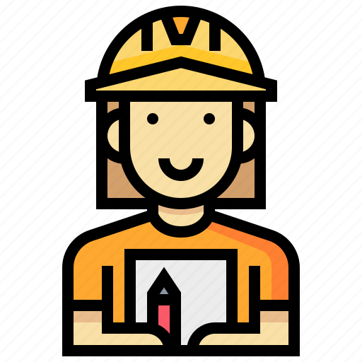 Architect, avatar, human, occupation, profession, woman icon - Download on Iconfinder