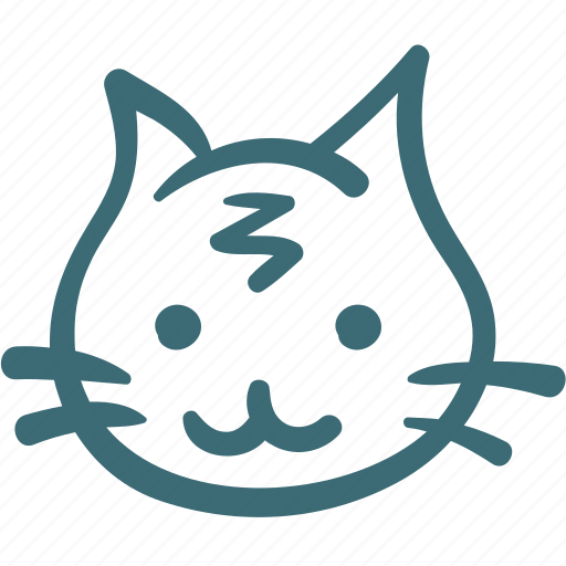 Animal, avatar, cat, doodle icon - Download on Iconfinder