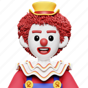 clown, joker face, party, birthday, joker, avatar, circus, profession, carnival 