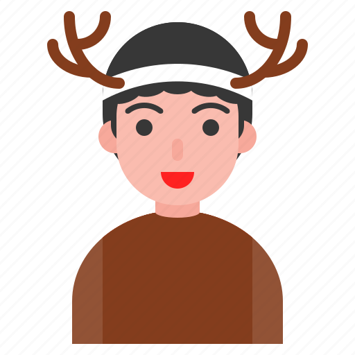 Christmas, deer, man, reindeer, winter, xmas icon - Download on Iconfinder