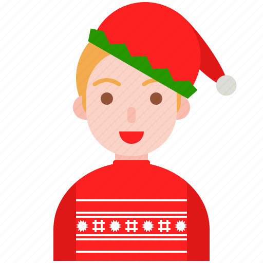 Christmas, elf, santa, sweater, ugly, winter icon - Download on Iconfinder