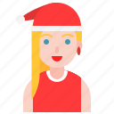 christmas, girl, hat, party, santy, sexy