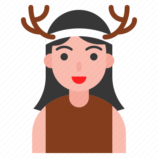 Christmas, deer, hairband, horn, party icon - Download on Iconfinder