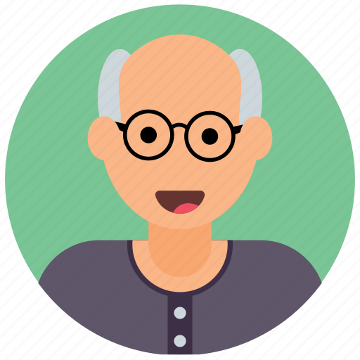 Grandfather, old age, old human, old man, old person, senior citizen icon - Download on Iconfinder