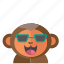 ape, avatar, costume, kid, monkey, smile, style 