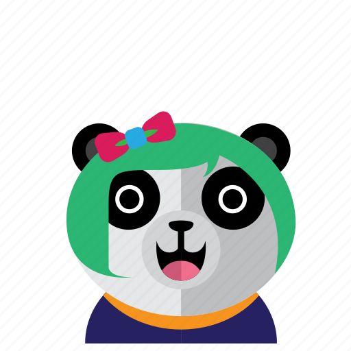Avatar, costume, cute, kid, panda, smile, style icon - Download on Iconfinder