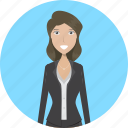 accountant, avatar, career, character, face, female, profession