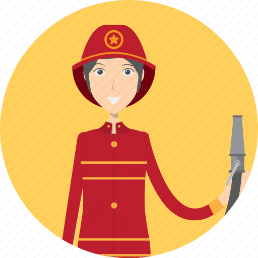 Avatar, career, character, face, female, firefighter, profession icon - Download on Iconfinder