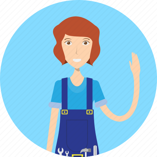 Avatar, career, character, face, female, mechanic, profession icon - Download on Iconfinder