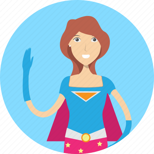 Avatar, career, character, female, hero, profession, super icon - Download on Iconfinder