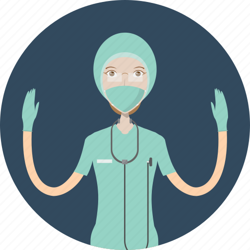 Avatar, career, character, face, female, profession, surgeon icon - Download on Iconfinder