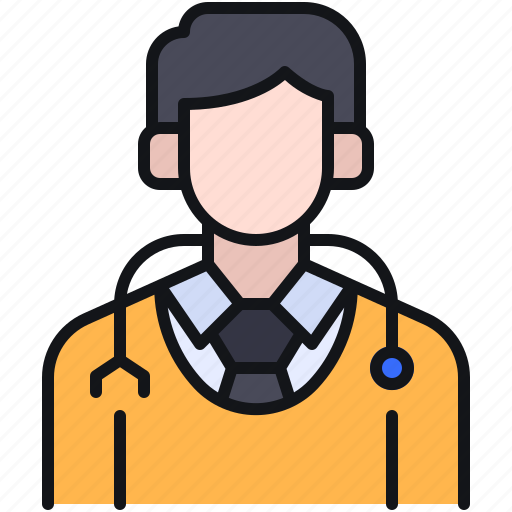 Avatar, doctor, man, profession, stethoscope icon - Download on Iconfinder