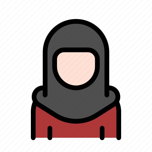 Avatar, girl, hijab, profile, user, woman, women icon - Download on Iconfinder