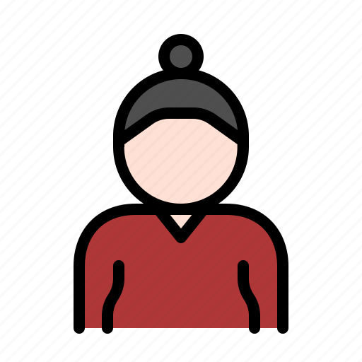Avatar, girl, old woman, user, user avatar, woman, women icon - Download on Iconfinder