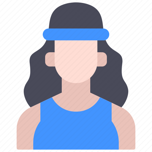 Avatar, girl, run, running, sport icon - Download on Iconfinder