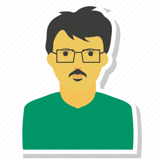Avatar, businessman, man, moustache, person, shades icon - Download on Iconfinder