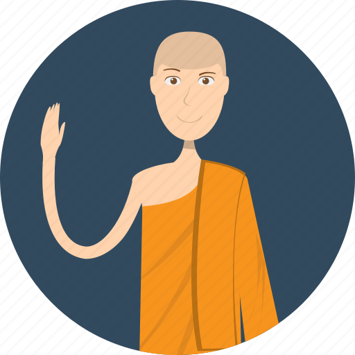 Avatar, career, character, lecturer, male, monk, profession icon - Download on Iconfinder