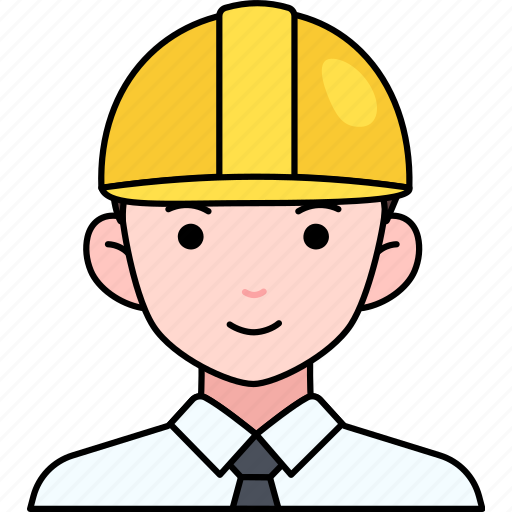 Engineering, man, labor, avatar, user, preson, necktie icon - Download on Iconfinder