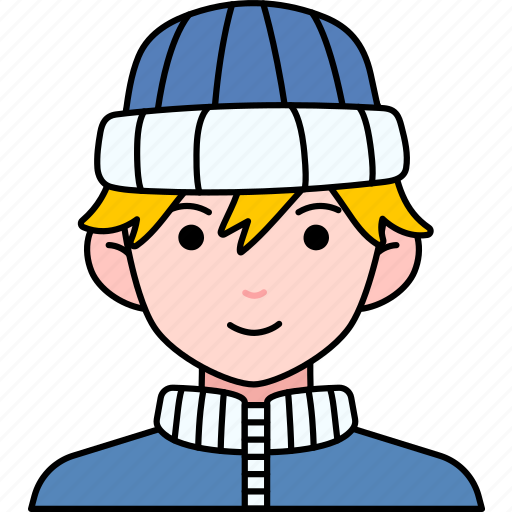 Young, man, boy, avatar, user, preson, coat icon - Download on Iconfinder